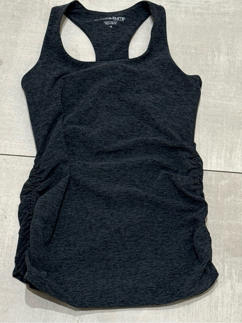 BEYOND YOGA “BEYOND THE BUMP” MATERNITY ATHLETIC TANK TOP